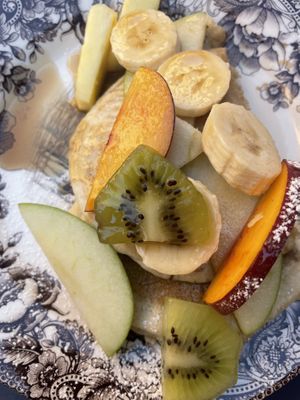 vegan pancakes with maple syrup   at Coccodi il Dolce e il Salato in Cagliari