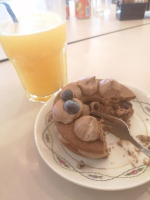 Blueberry cream tart at Coccodi il Dolce e il Salato in Cagliari