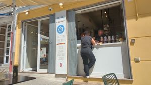 Outside at Coccodi il Dolce e il Salato in Cagliari