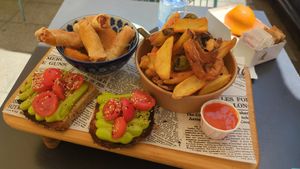 Vegan board at Coccodi il Dolce e il Salato in Cagliari