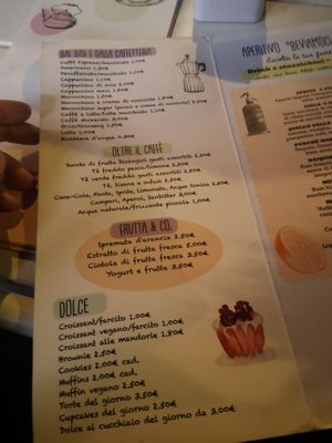 Menu  at Coccodi il Dolce e il Salato in Cagliari