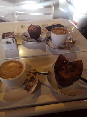 Coffee and muffins at Coccodi il Dolce e il Salato in Cagliari