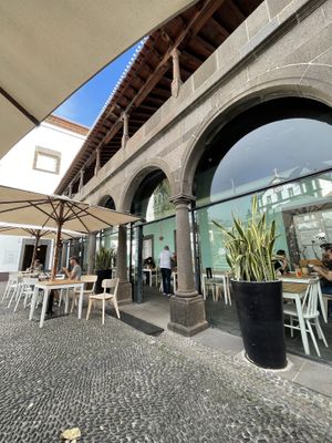 Museu Café terrasse  at Museu Cafe in Funchal