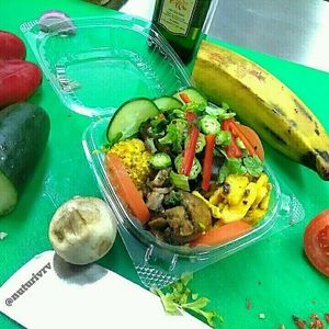 Raw Vegan happy salad at Nuturi in Snellville