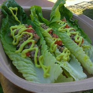 Raw vegan ";Soft Taco"; #walnuts #nachocheese  at Nuturi in Snellville