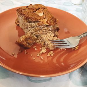 Vegan Apple Ginger Cake. at  Cafe Banana in Withleigh