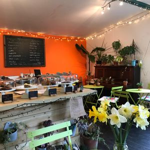 Inside at  Cafe Banana in Withleigh