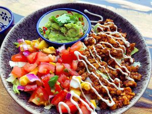 Mexicana Bowl  at Lone Wolf Cafe in Coggeshall