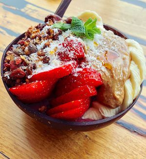 Açai Bowls  at Lone Wolf Cafe in Coggeshall