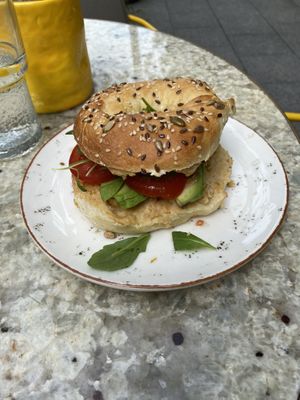 Vegan bagel sandwich   at Holy Donut - Vokiečių in Vilnius