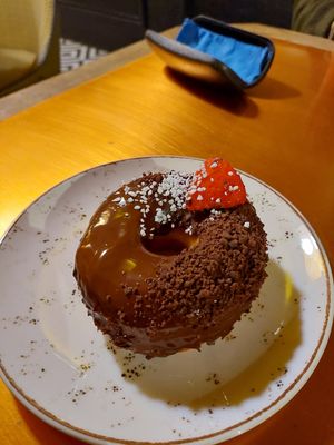 3d chocolate donut vegan at Holy Donut - Vokiečių in Vilnius