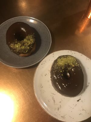 Vegan chocolate donuts at Holy Donut - Vokiečių in Vilnius