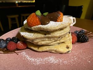 Vegan pancakes at Holy Donut - Vokiečių in Vilnius