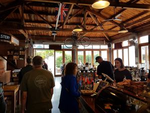 Inside at Addington Coffee Co-op in Christchurch