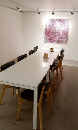 Interior of location - seating space at Dr. Vegan 닥터비건 in Seoul
