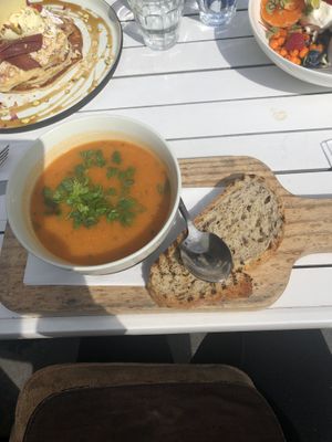 Daily soup at Dignita in Amsterdam