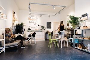 Inside the DIY Soap store.  at DIY Soap in Leiden