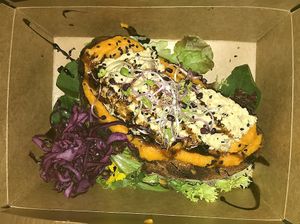 No-Tuna toast at Alive in Geneva