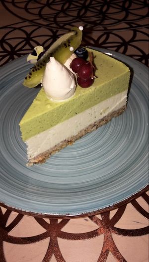 Cheescake matcha   at Alive in Geneva