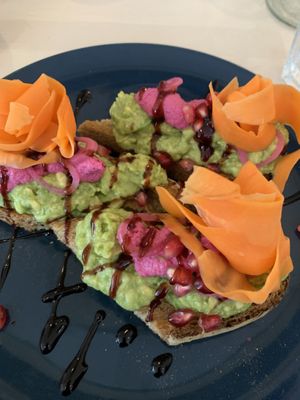Avocado on toast  at Alive in Geneva
