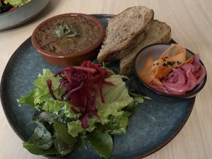 Mushroom pate   at Alive in Geneva