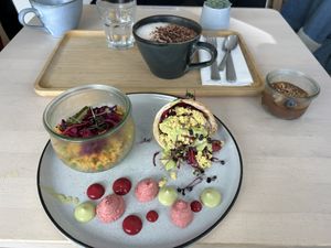 Brunch plate  at Alive in Geneva