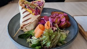 Shawarma at Alive in Geneva