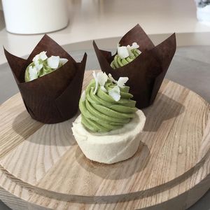 Matcha Cupcake. Yummi at Alive in Geneva