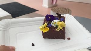 Chocolate cube  at Alive in Geneva