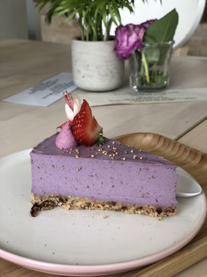 Berry cheesecake  at Alive in Geneva