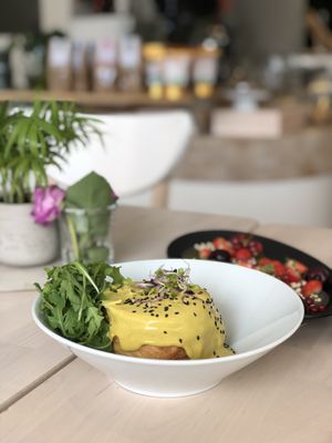 Tofu Benedict  at Alive in Geneva