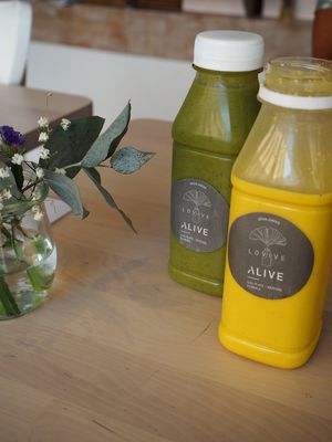 Great juices at Alive in Geneva