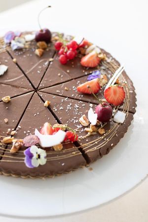 Chocolate Panna Cotta at Alive in Geneva