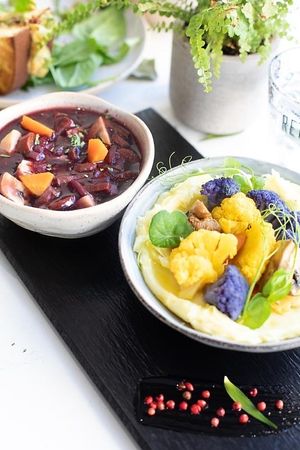 Tempeh Bourguignon at Alive in Geneva