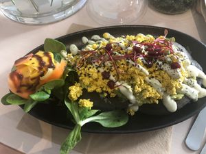 Yummy salat at Alive in Geneva