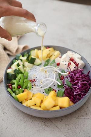 Asian Salade at Alive in Geneva