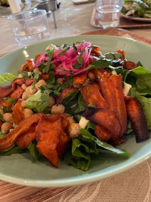 Vegan Caesarsalad   at Anita på Börringekloster in Svedala