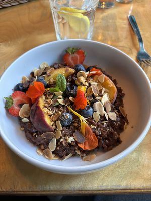 Oatmeal bowl  at Regeneracja in Warsaw