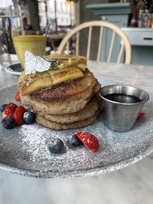 Vegan Pancakes   at Greasy Spoon - Hagagatan in Stockholm