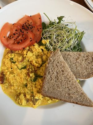 Tofu scrambled   at Jaglana in Poznan