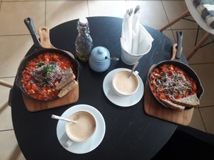 Vegan breakfast at Jaglana in Poznan