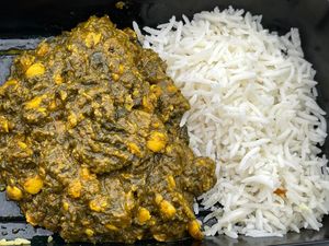 Saag Dal  at Jewel of India in Waterville