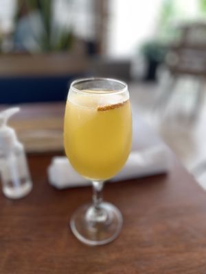 Tangerine Kombucha   at Veda Restaurante in Miraflores