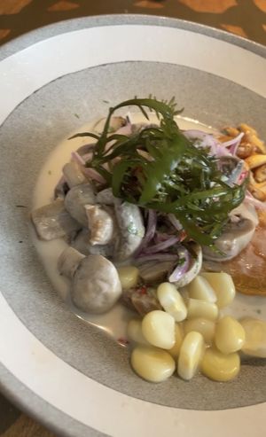 Ceviche  at Veda Restaurante in Miraflores