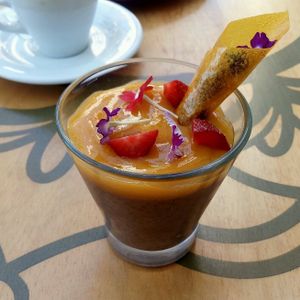 Chia Pudding at Veda Restaurante in Miraflores