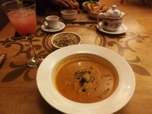 Sope de habas at Veda Restaurante in Miraflores