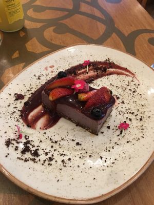 Power brownie  at Veda Restaurante in Miraflores