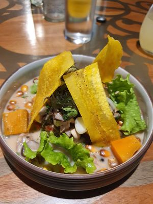 Ceviche (I think) at Veda Restaurante in Miraflores