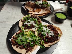 Los taquitos at Malportaco in Mexico City