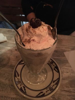 vegan arroz con leche -- it's like cinnamon and rice pudding at Malportaco in Mexico City